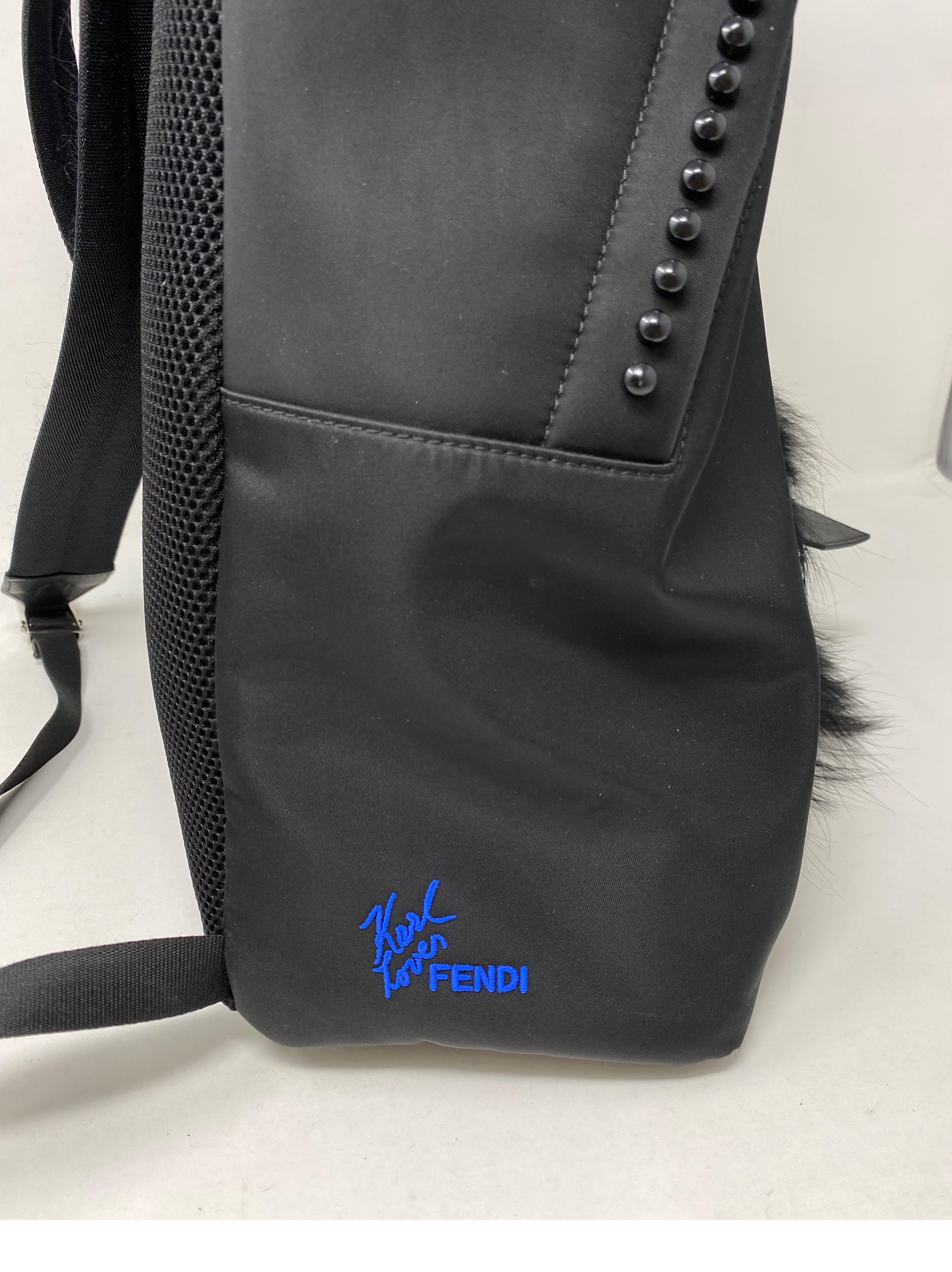 fendi karl lagerfeld backpack