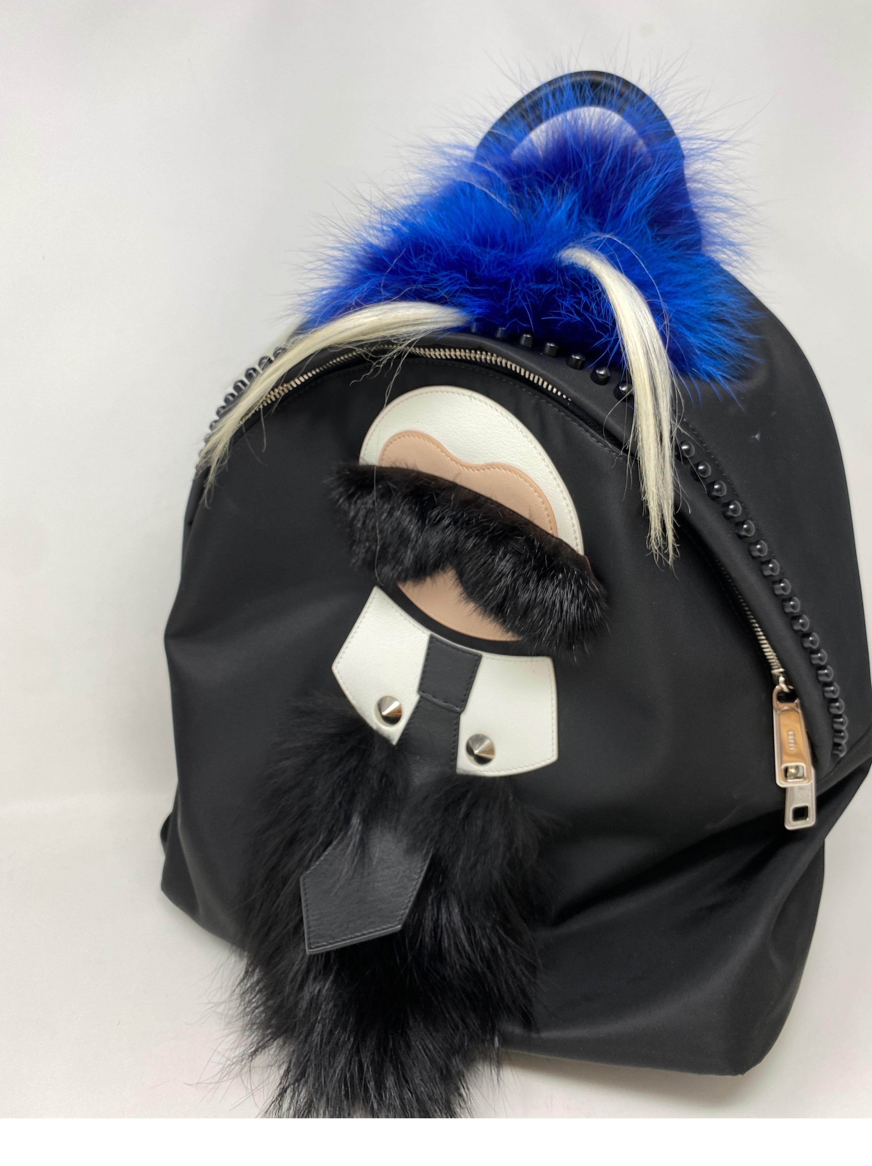Black Karl Lagerfeld Fendi Backpack