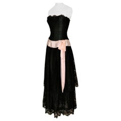 Karl Lagerfeld for Chanel - Abito di pizzo nero