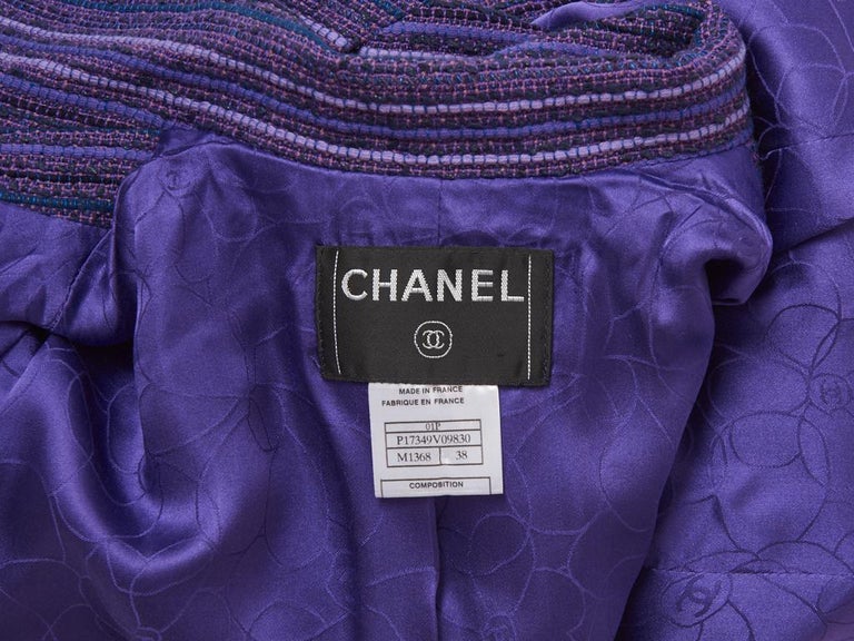 Women's Karl Lagerfeld for Chanel Wool Stripe Blazer For Sale