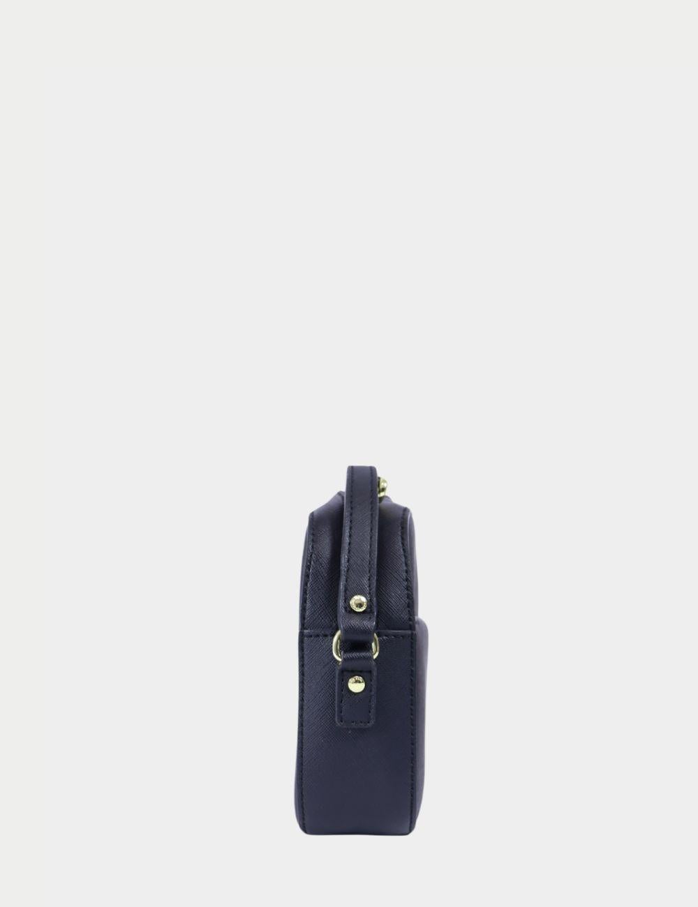 Add a playful yet polished touch to your everyday look with this Karl Lagerfeld K/Ikonik camera bag. Crafted from durable black saffiano-textured leather, this compact crossbody features the unmistakable cartoon motif of Karl himself—complete with