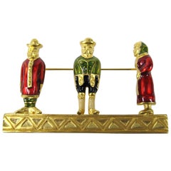 Karl Lagerfeld Broche neuve, jamais portée  1990s