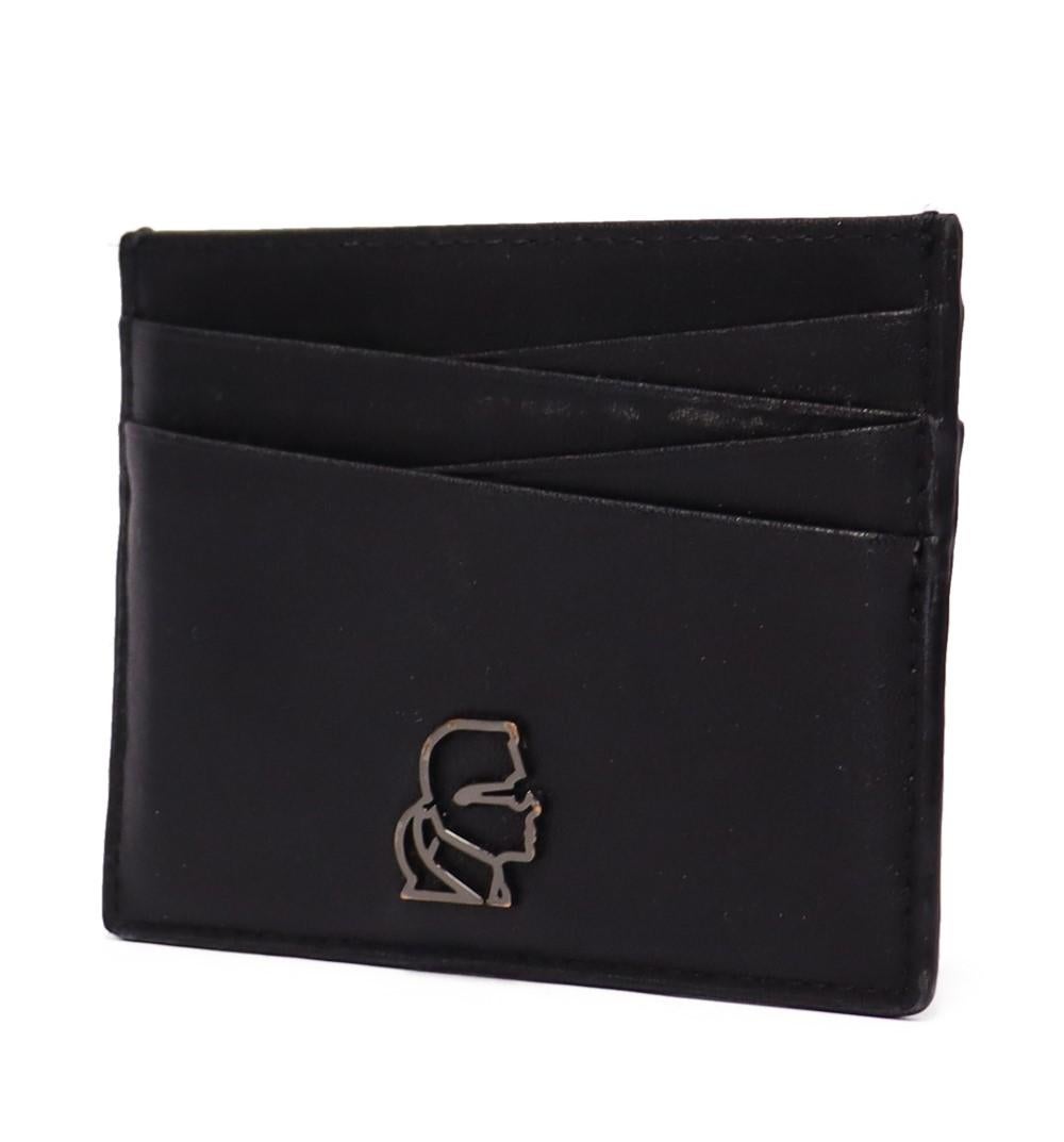 Karl Lagerfeld K/Pura Leather Cardholder In Fair Condition For Sale In Amman, JO