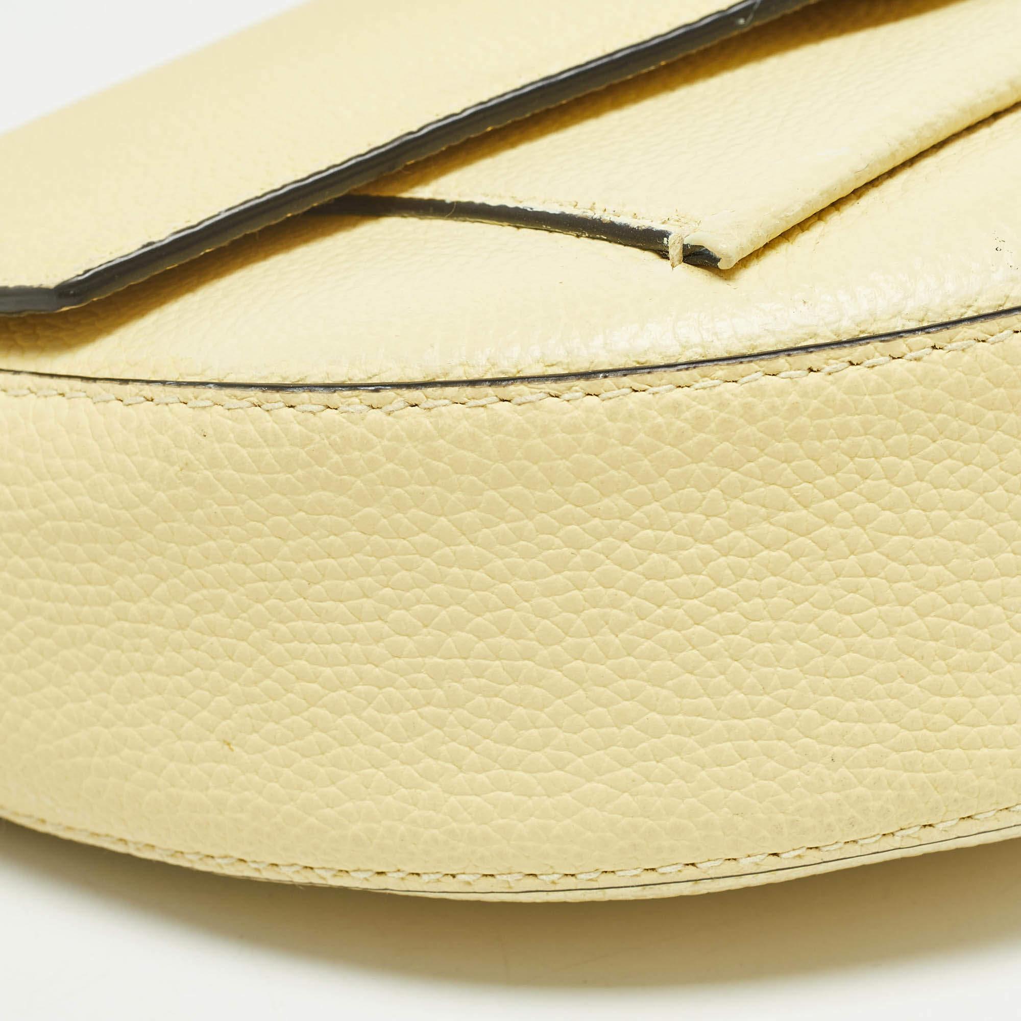 Karl Lagerfeld Light Yellow K/Karry All Front Crossbody Bag 4