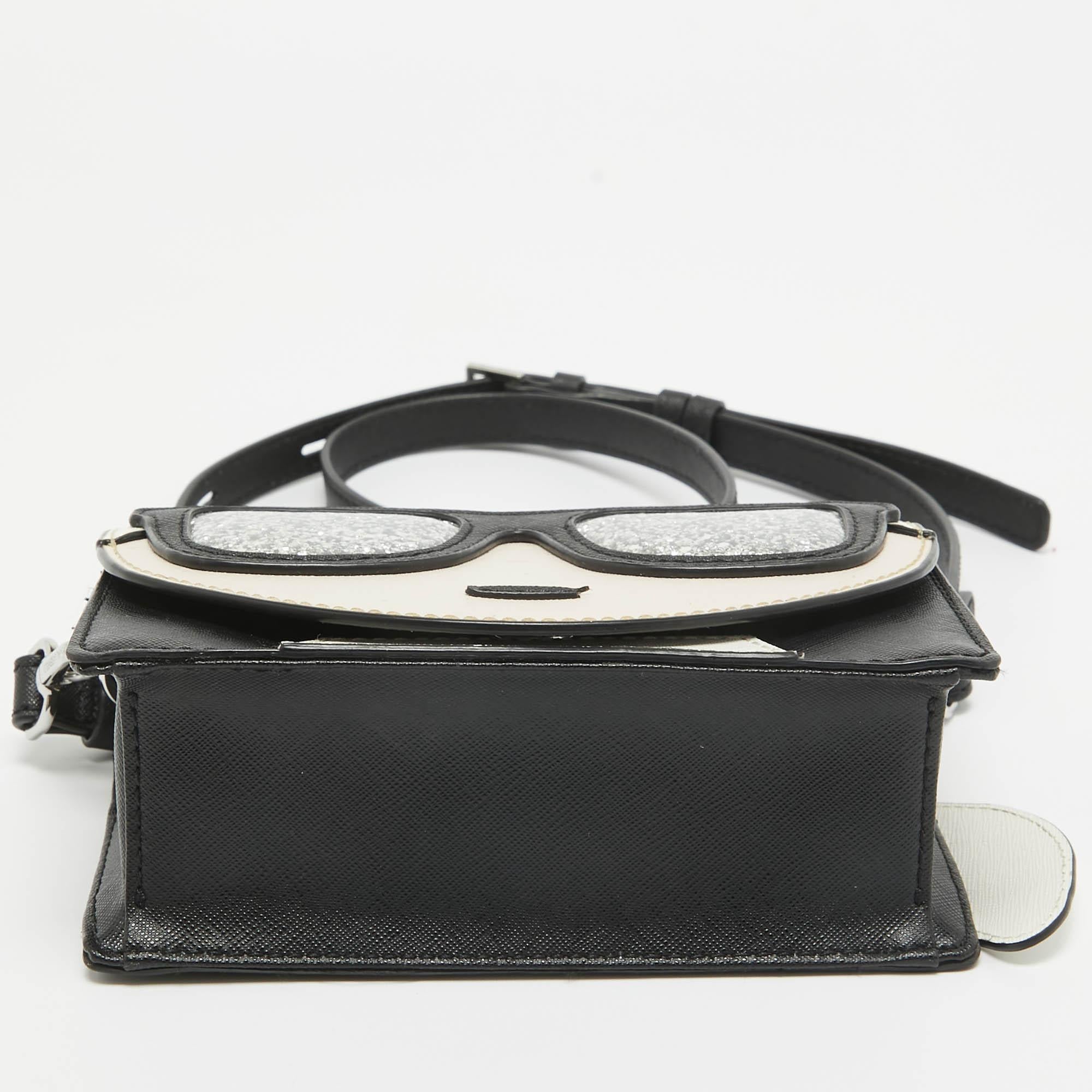 Karl Lagerfeld Multicolor Leather K/Kocktail Karl Crossbody Bag For Sale 1