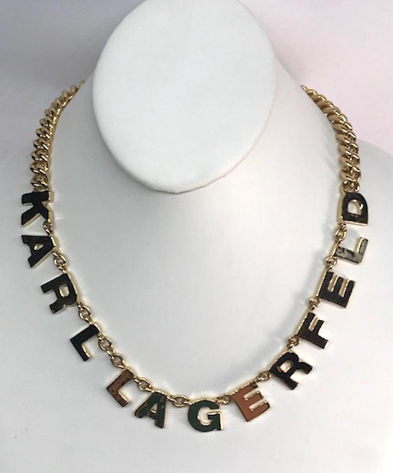 karl lagerfeld necklace
