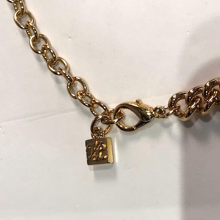 Karl Lagerfeld Name Necklace In Excellent Condition In New York, NY