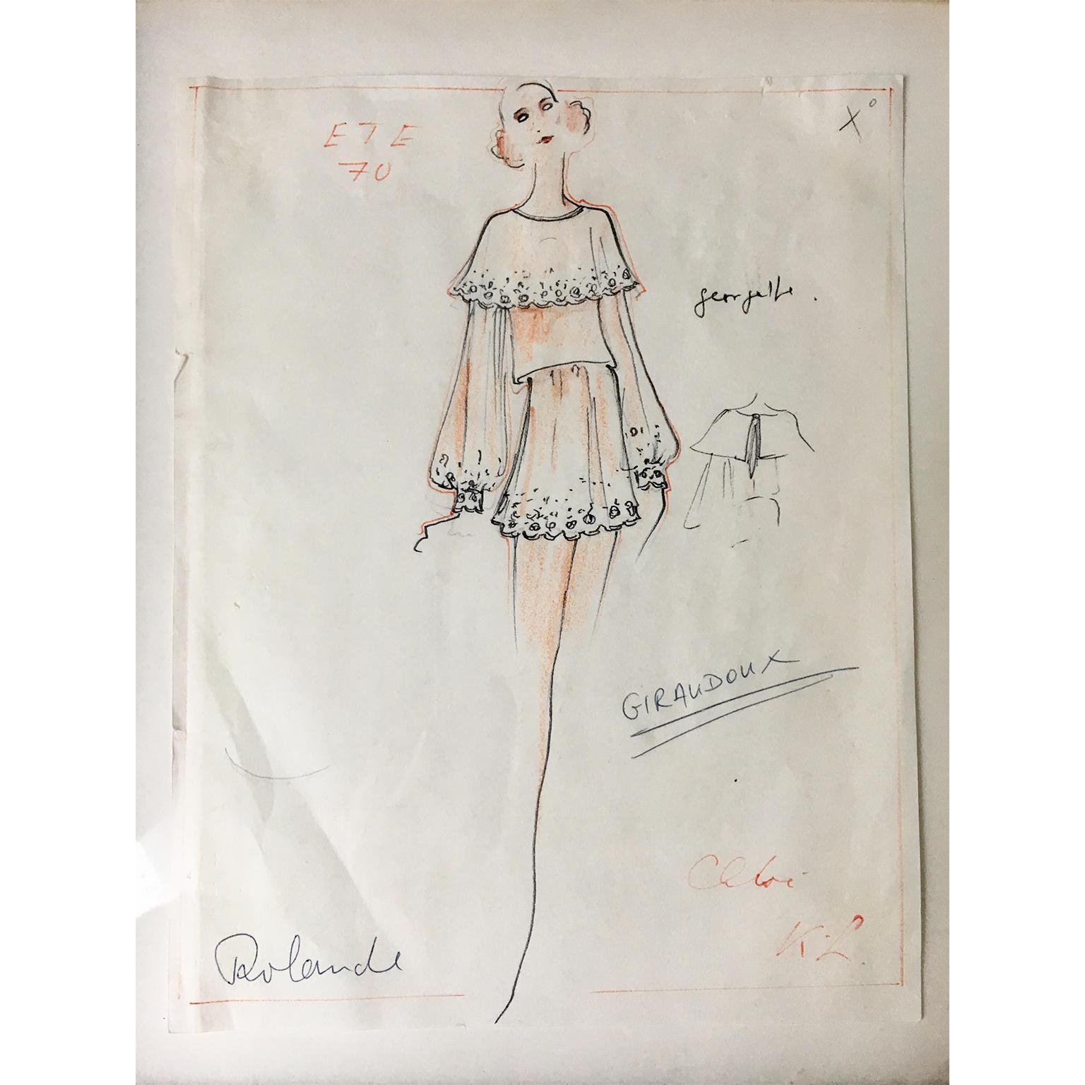 Karl Lagerfeld's original fashion design sketches to auction in Miami
