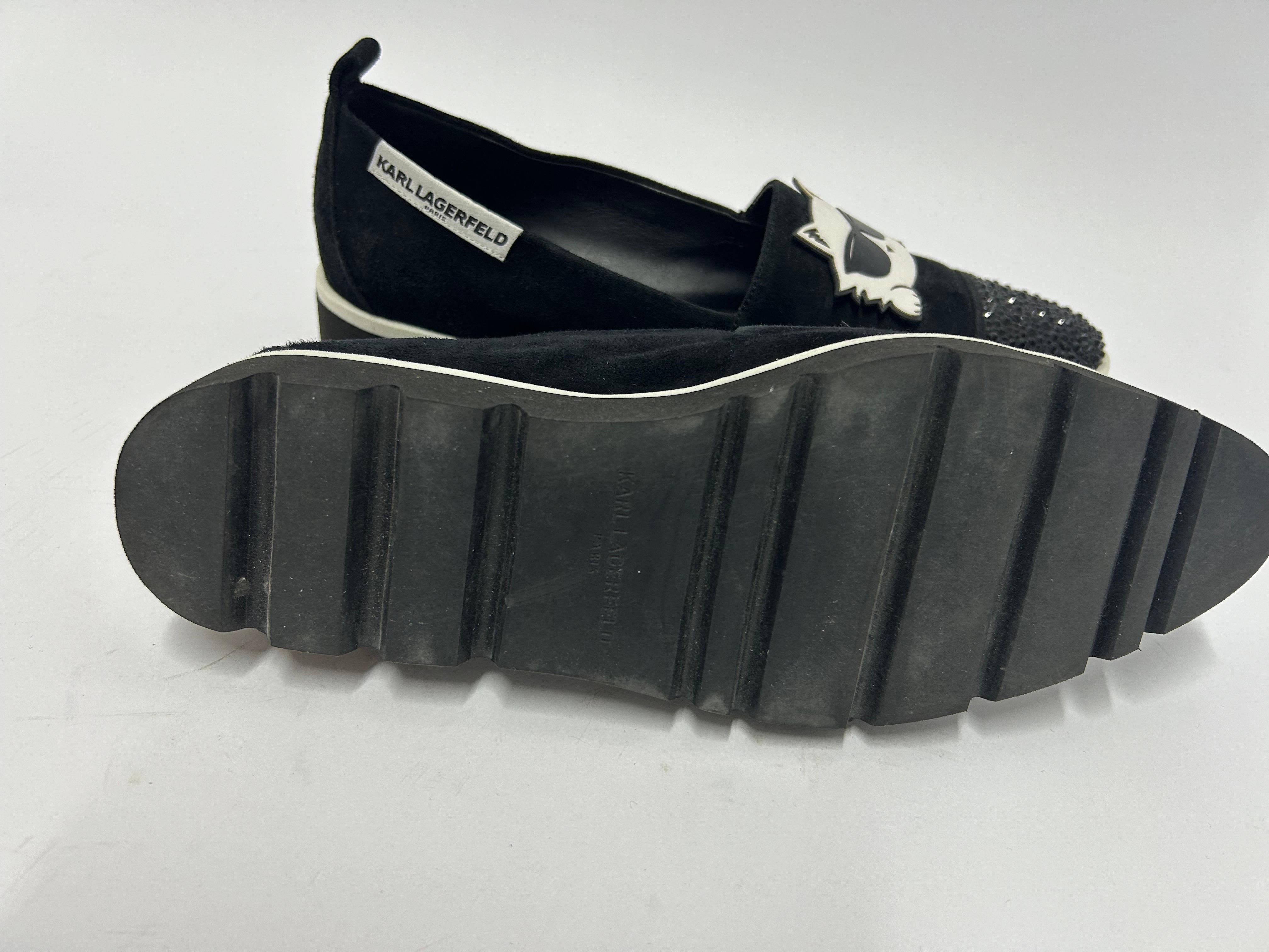 Karl Lagerfeld Paris Carma Sneakers Size US 7.5 For Sale 5