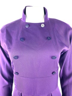 Karl Lagerfeld Purple Mini Dress, Size 40