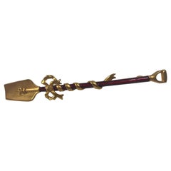Karl Lagerfeld Red Enamel Shovel Pin