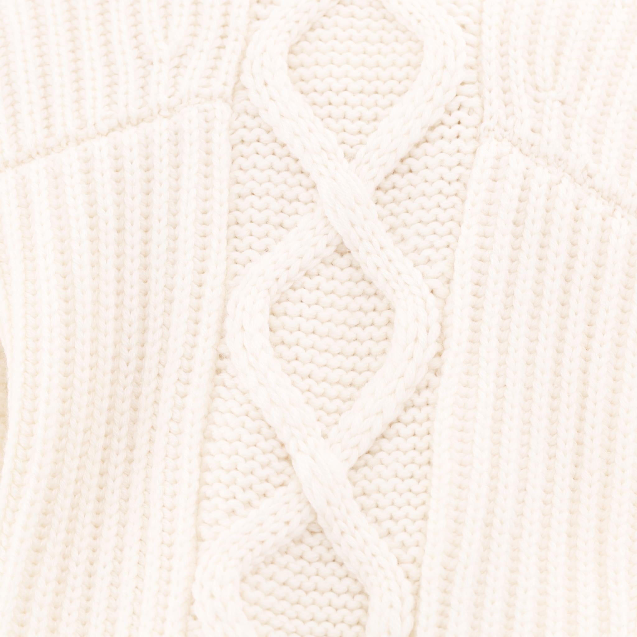 Karl Lagerfeld - Maglione in lana con scollo a rotella in vendita 4