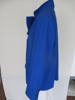 Karl Lagerfeld Royal Blue wool coat