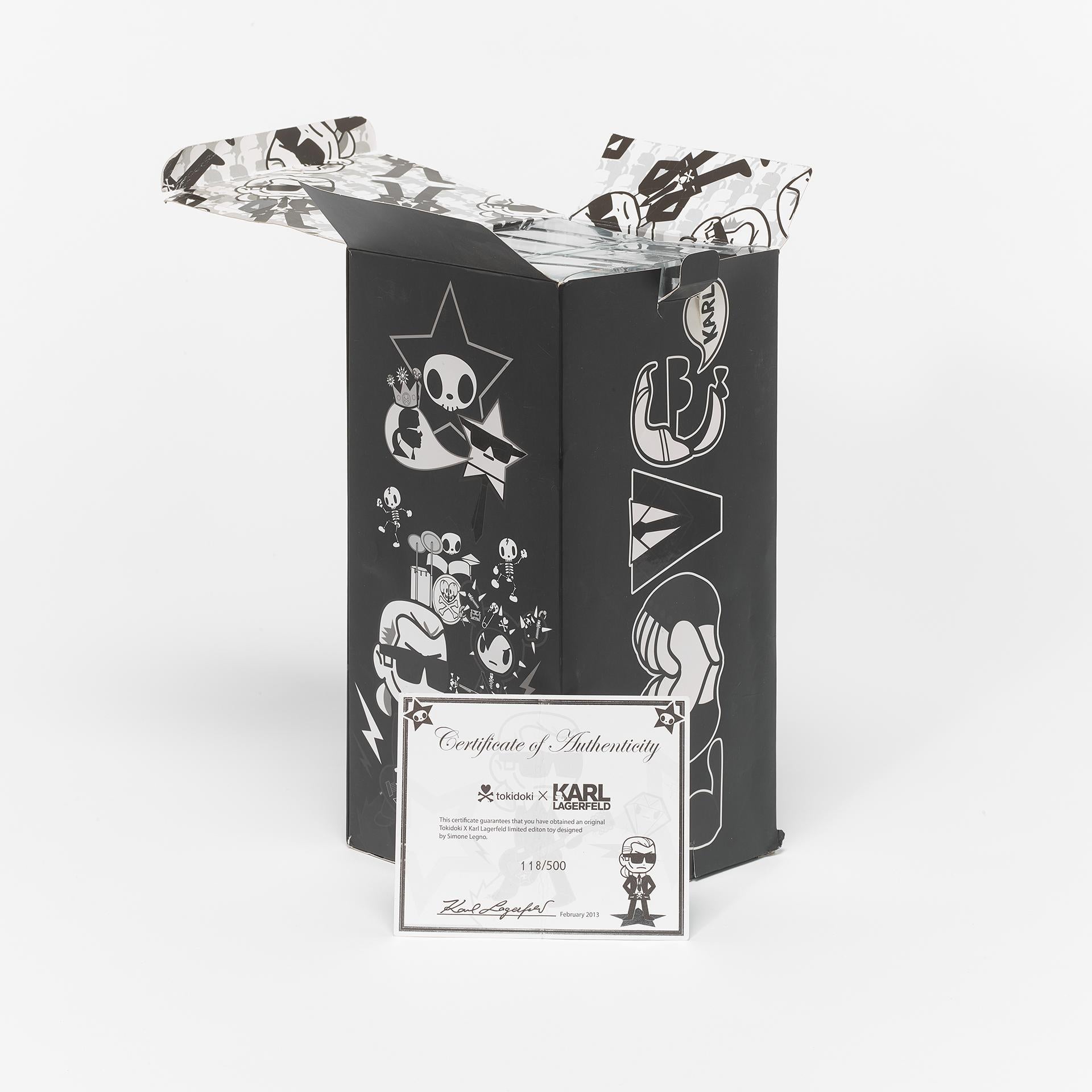 Tokidoki x karl Lagerfeld x French Edition - Pop Art Sculpture by Karl Lagerfeld