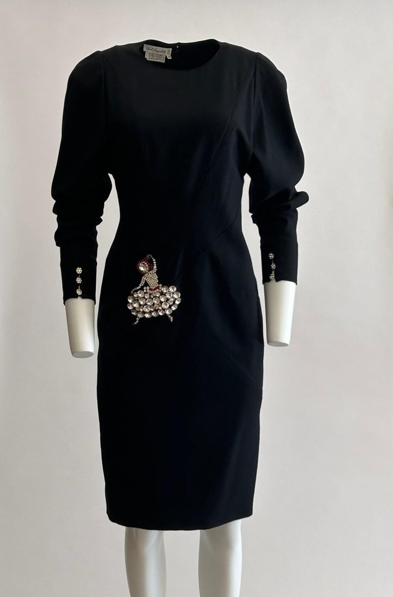 green emerald velvet dress KARL LAGERFELD Paris Women's Dresses Dress, Black/Soft White, 4 at Amazon  Women's Clothing store