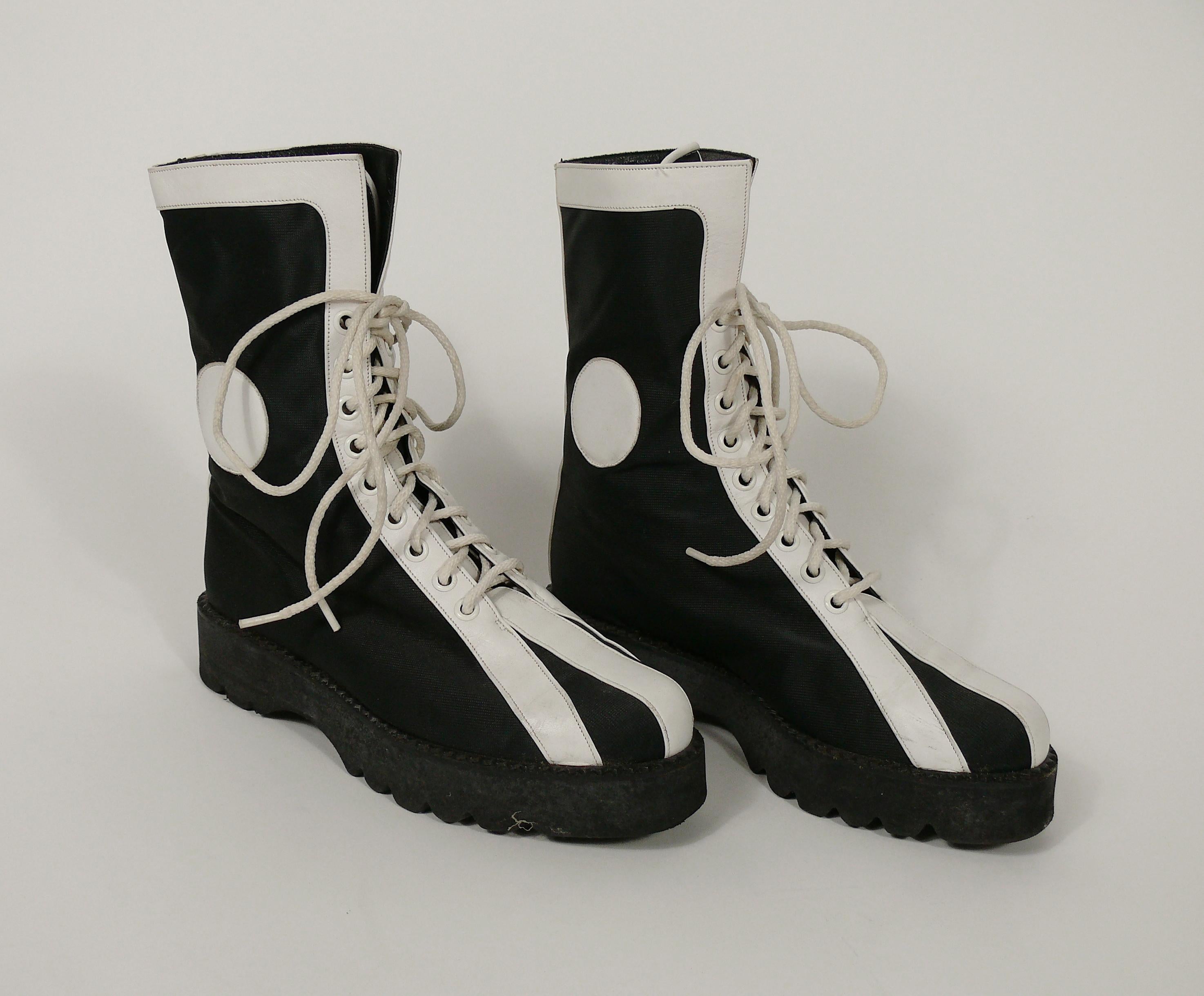 karl lagerfeld white boots