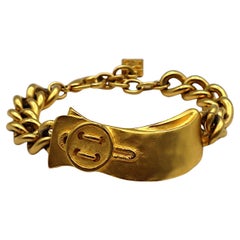 Bracciale a catena con motivo a bottoni KARL LAGERFELD Vintage in tonalità oro