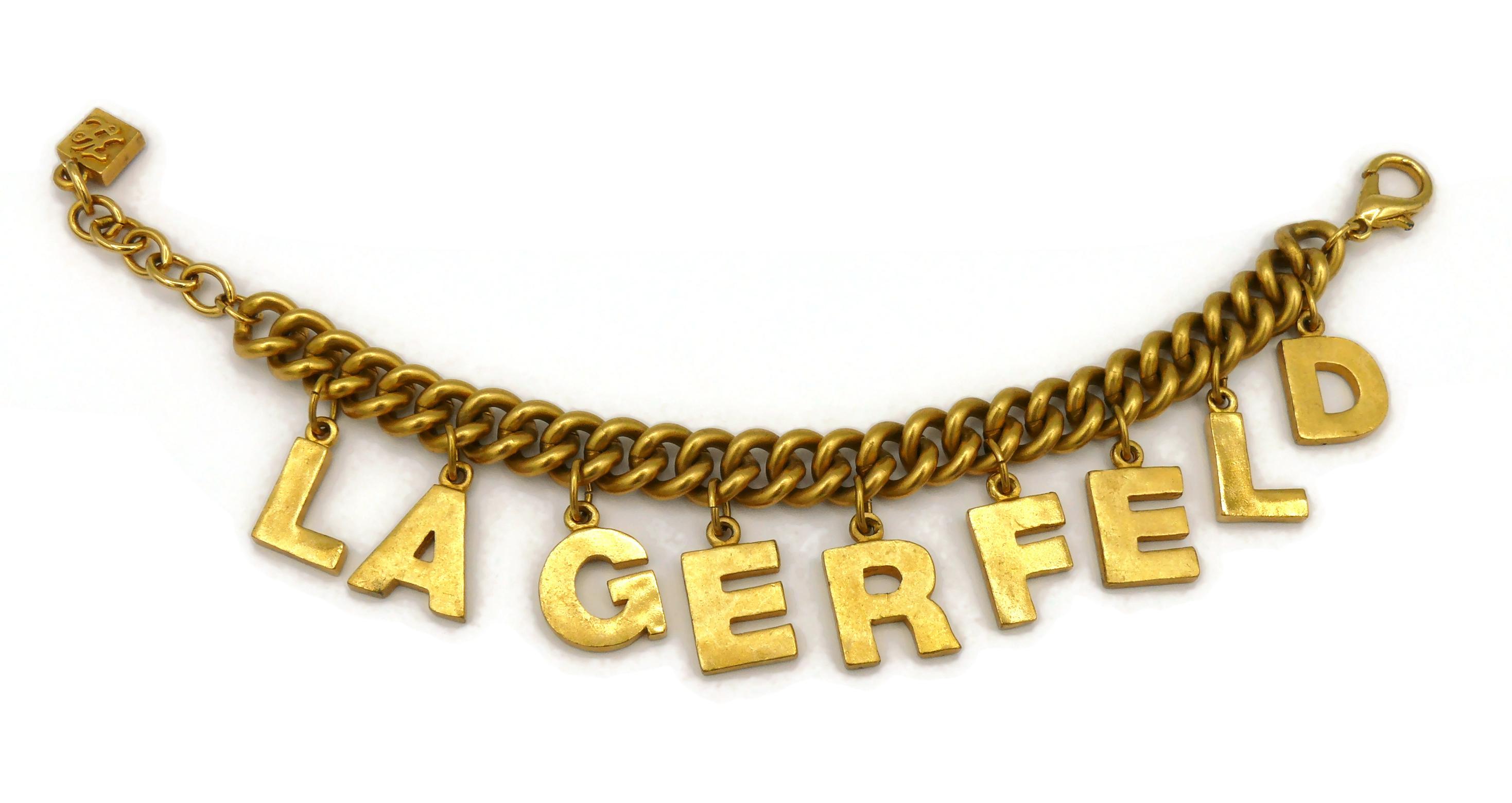 karl lagerfeld charm bracelet