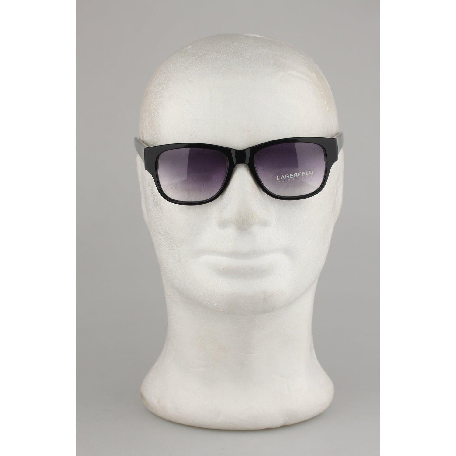 Black Karl Lagerfeld Vintage Sunglasses Mod 4221 01