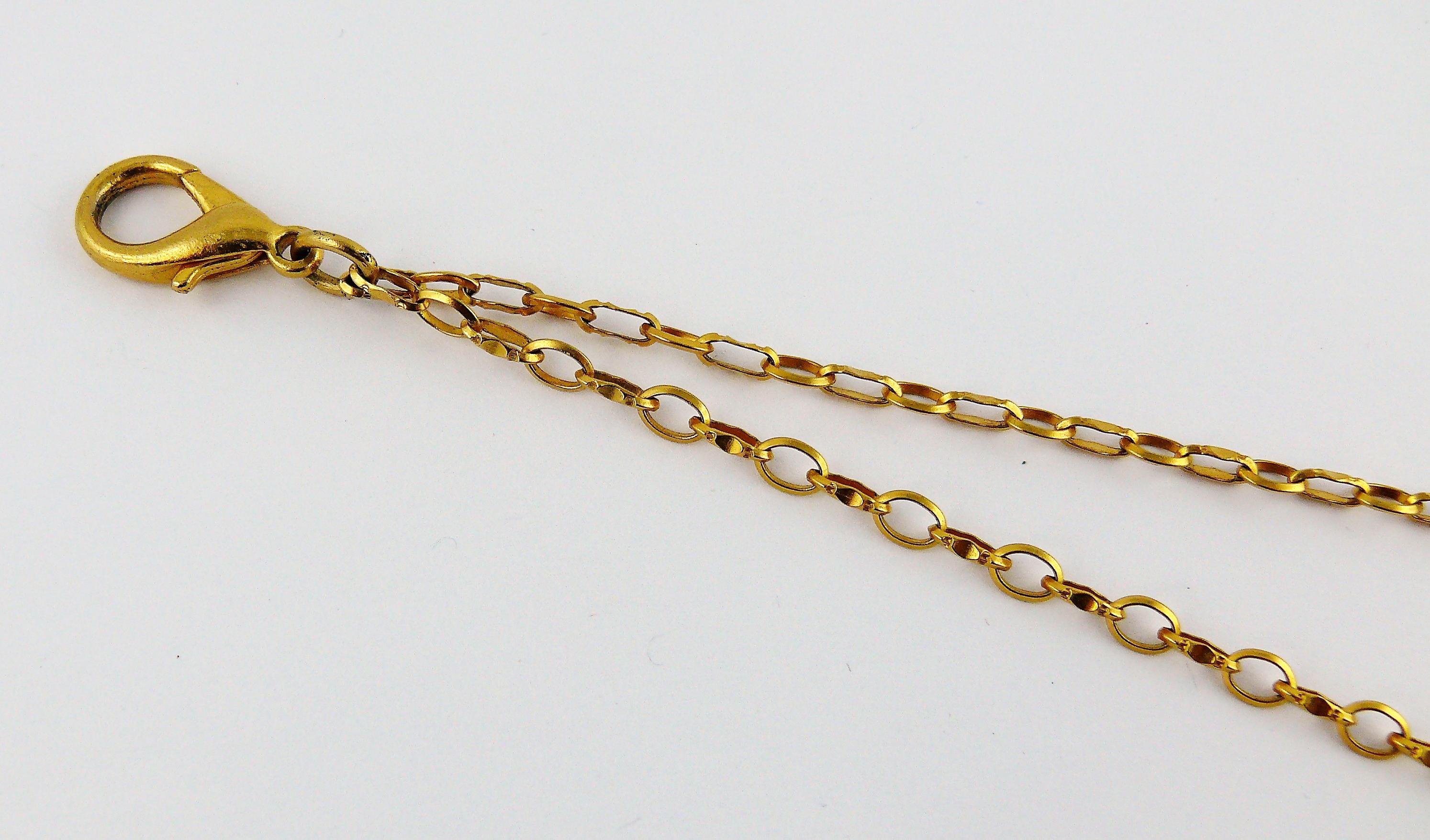 2 tier gold necklace