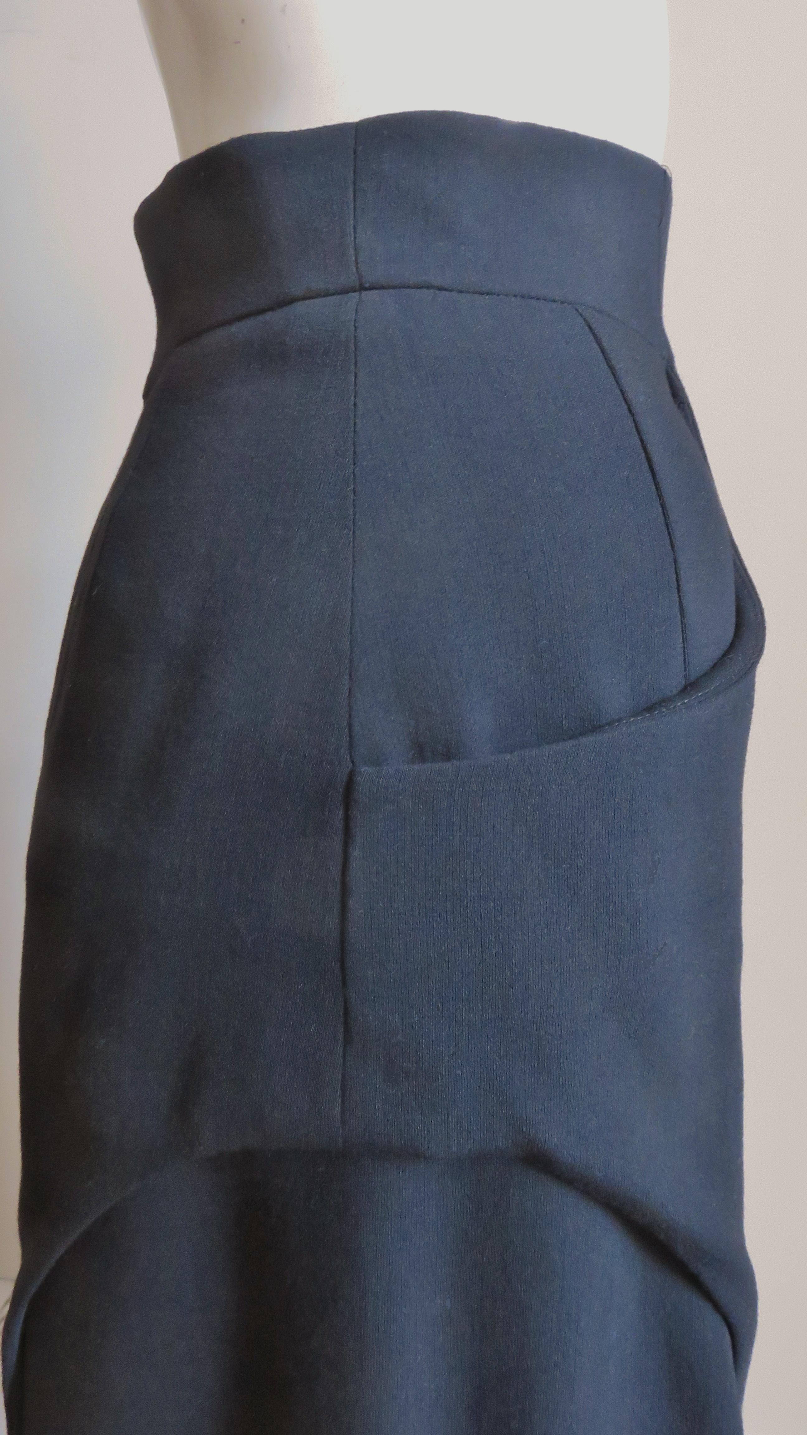 Karl Lagerfeld Skirt with Handkerchief Hem For Sale 4