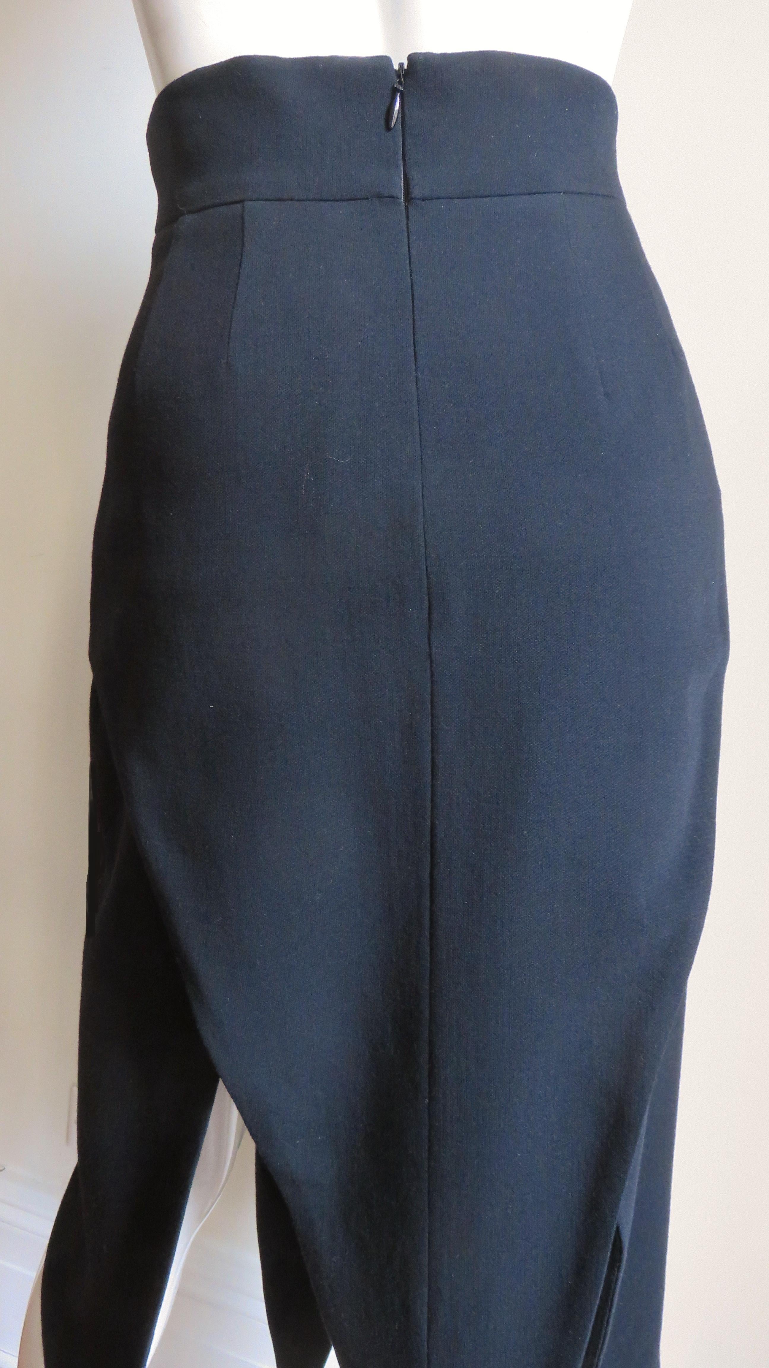 Karl Lagerfeld Skirt with Handkerchief Hem For Sale 6