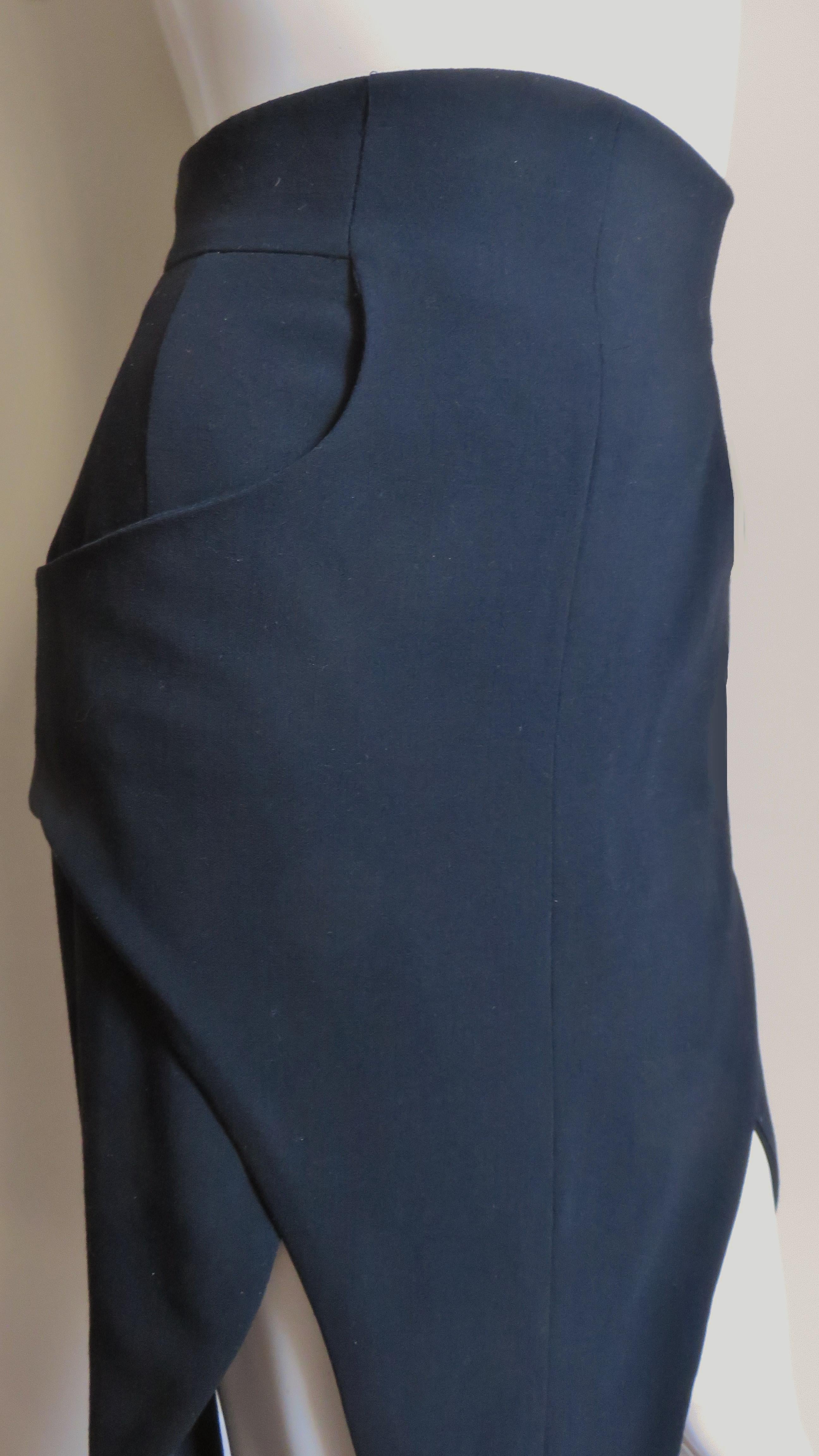 Karl Lagerfeld Skirt with Handkerchief Hem For Sale 3