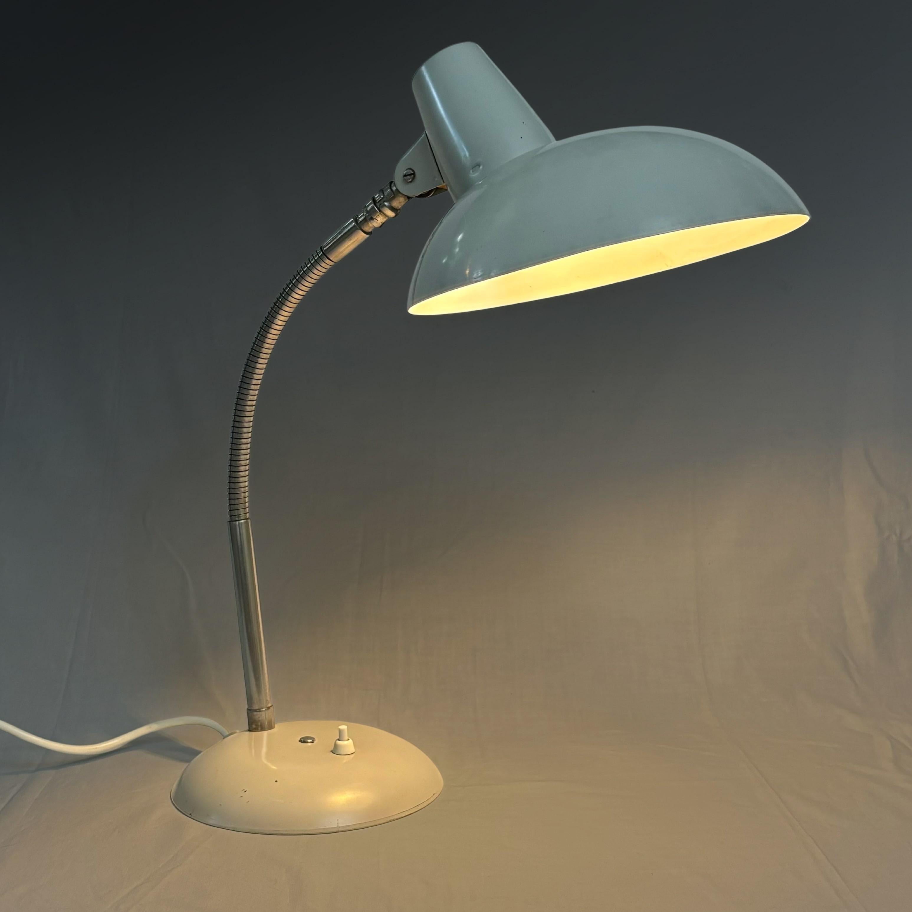 Mid-Century Modern Karl Lang, modernist table lamp 832 by SIS Licht, Bauhaus style, Germany, 1950s For Sale