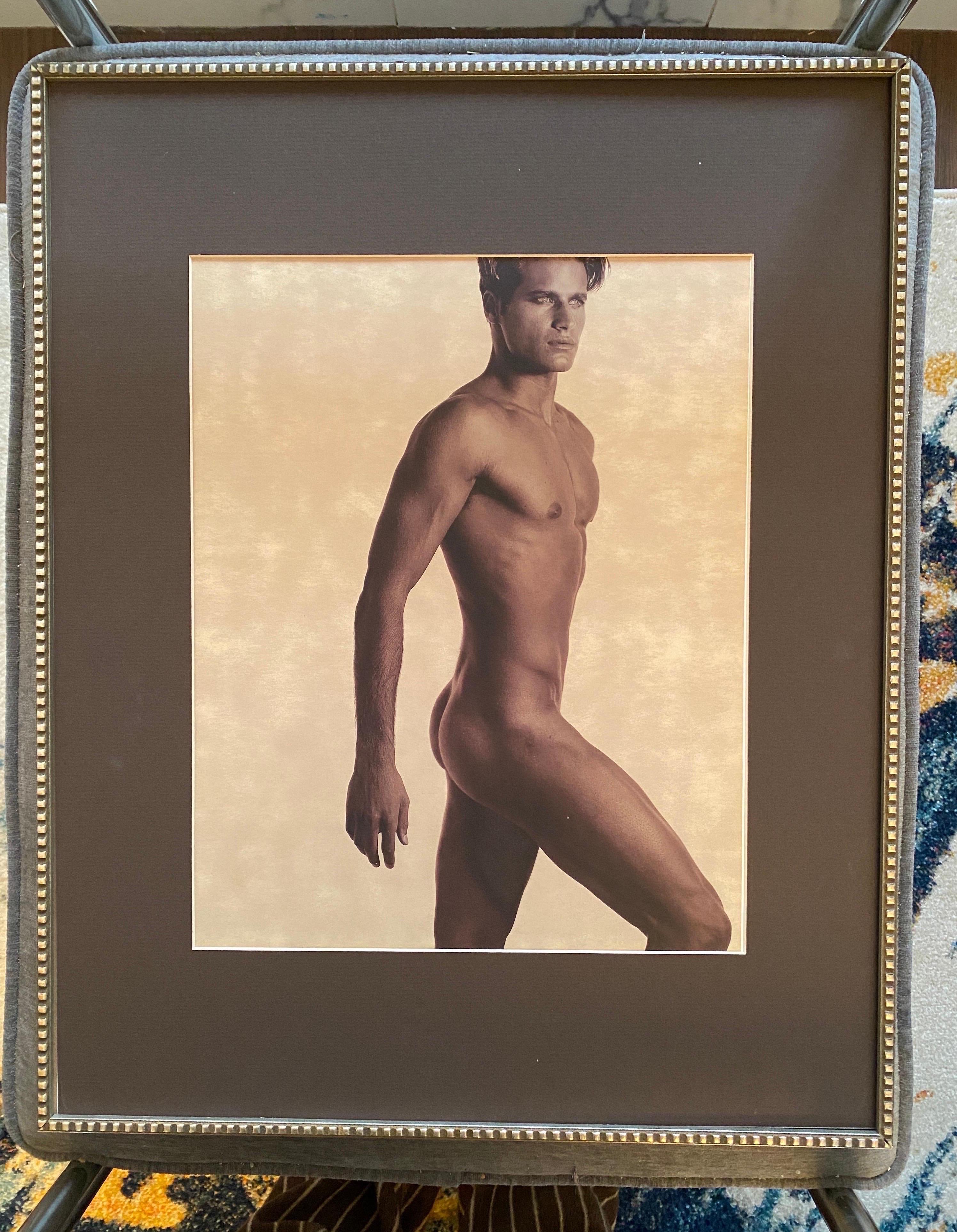Karl Lagerfeld photograph of the beautiful David Miller, 1997.

This beautiful male nude of model David Miller was included in a boxed series of photograph lithographs of nude models/celebrities done for Visionaire, NYC published in 1997. These