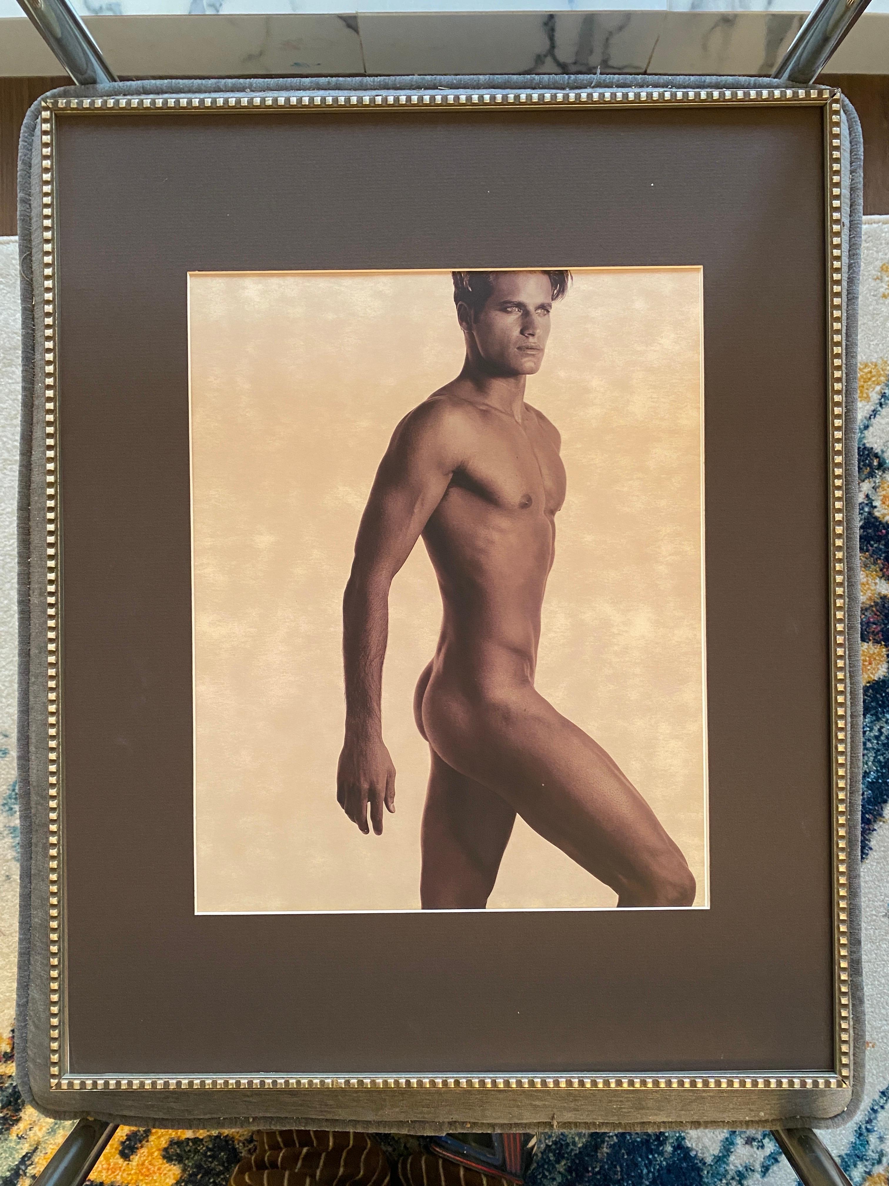North American Karl Largerfeld Nude Fashion Photograph Litho #3818/5000, David Miller, 1997