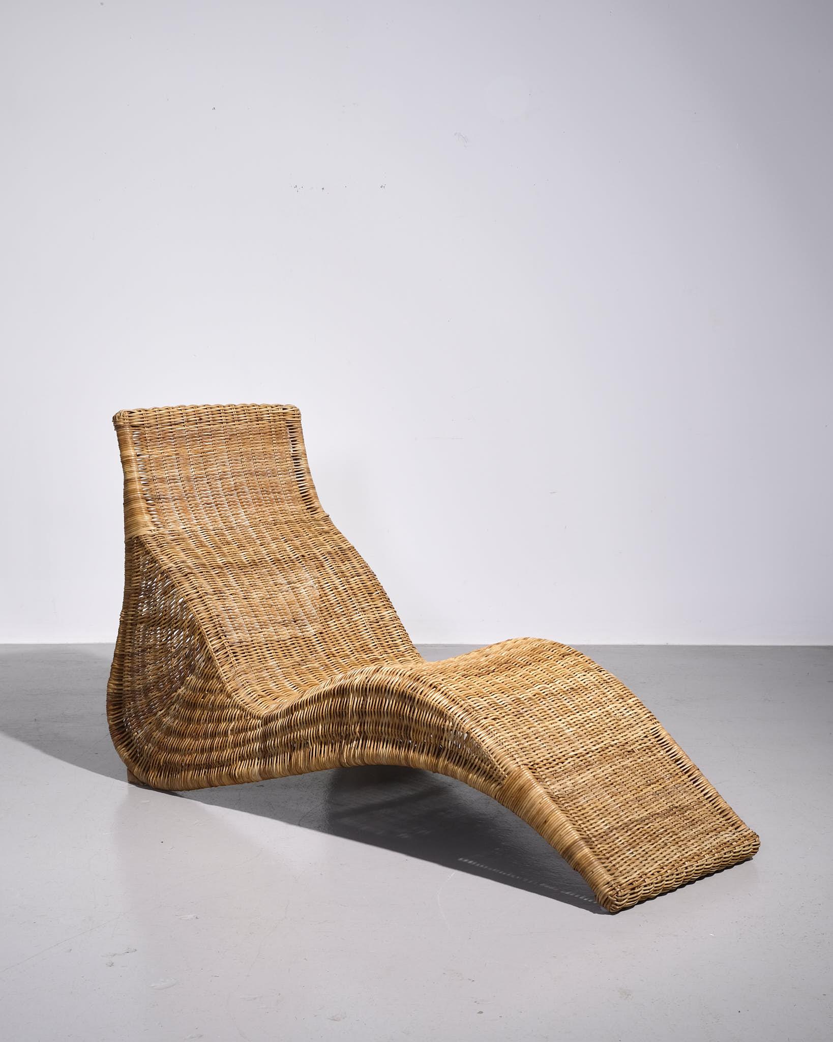 Lettino Karl Malmvall per IKEA 'Karlskrona', anni '90 - Vimini e rattan

Disegnato da Karl Malmvall per IKEA negli anni '90, il lettino 