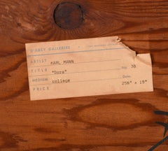 Karl Mann Modernistische Assemblage Collage-Skulptur Chicagoer Kunst, Mitte des Jahrhunderts