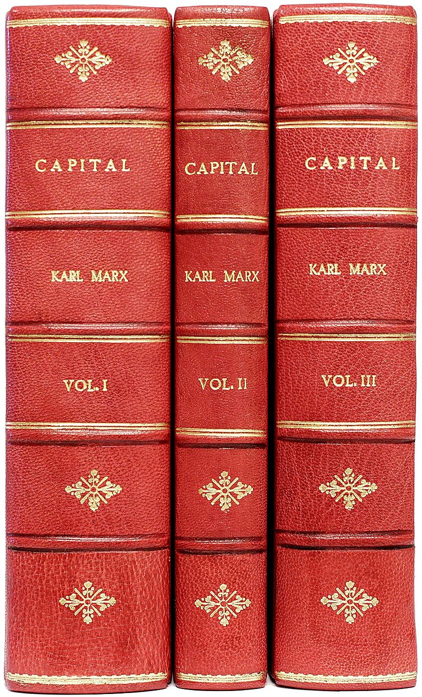 Karl MARX. Capital A Critique Of Political Economy. 1906, 1933, 1909, 3 Bände. (Frühes 20. Jahrhundert) im Angebot