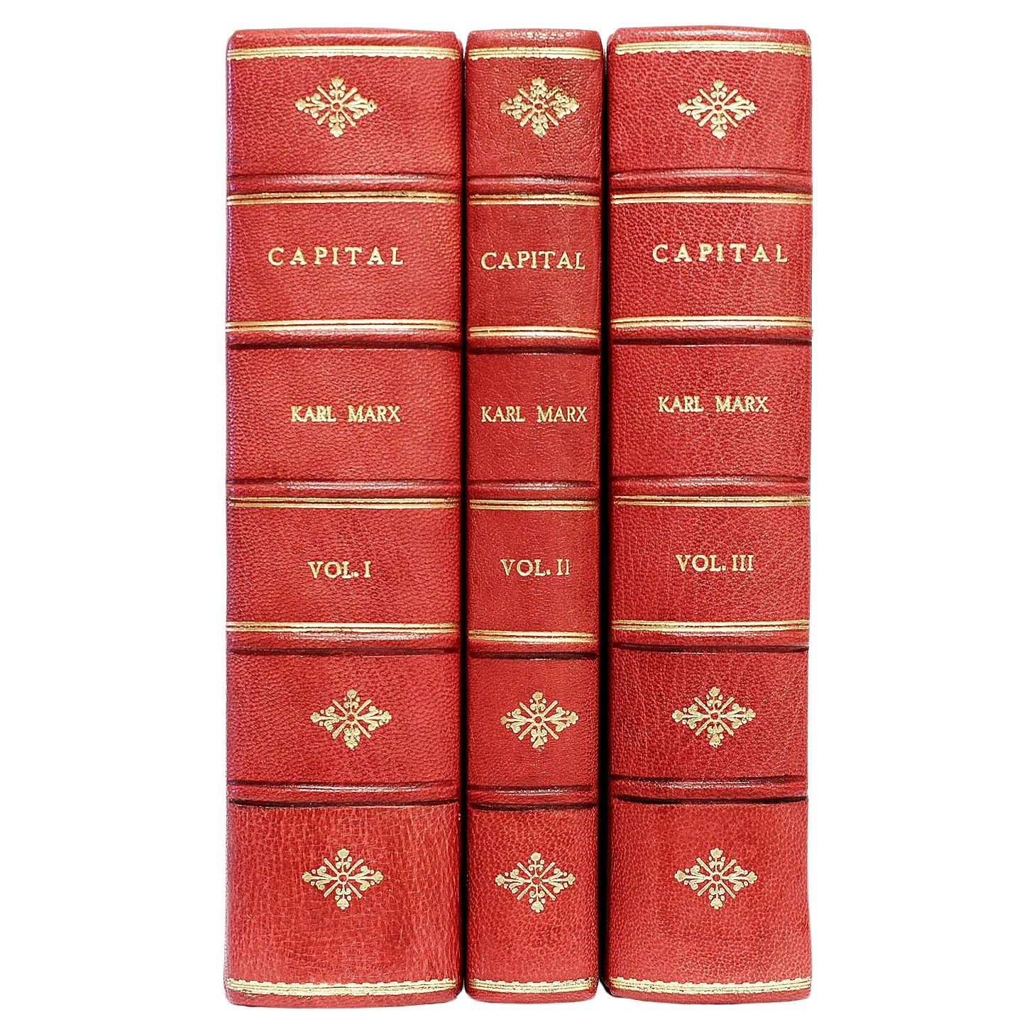 Karl MARX. Capital A Critique Of Political Economy. 1906, 1933, 1909, 3 Bände. im Angebot