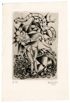 Ex Libris Dr. Witropp" - Expresionismo alemán