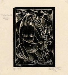 'Viel Gluck 1923' (Good Luck Wishes)  — German Expressionism