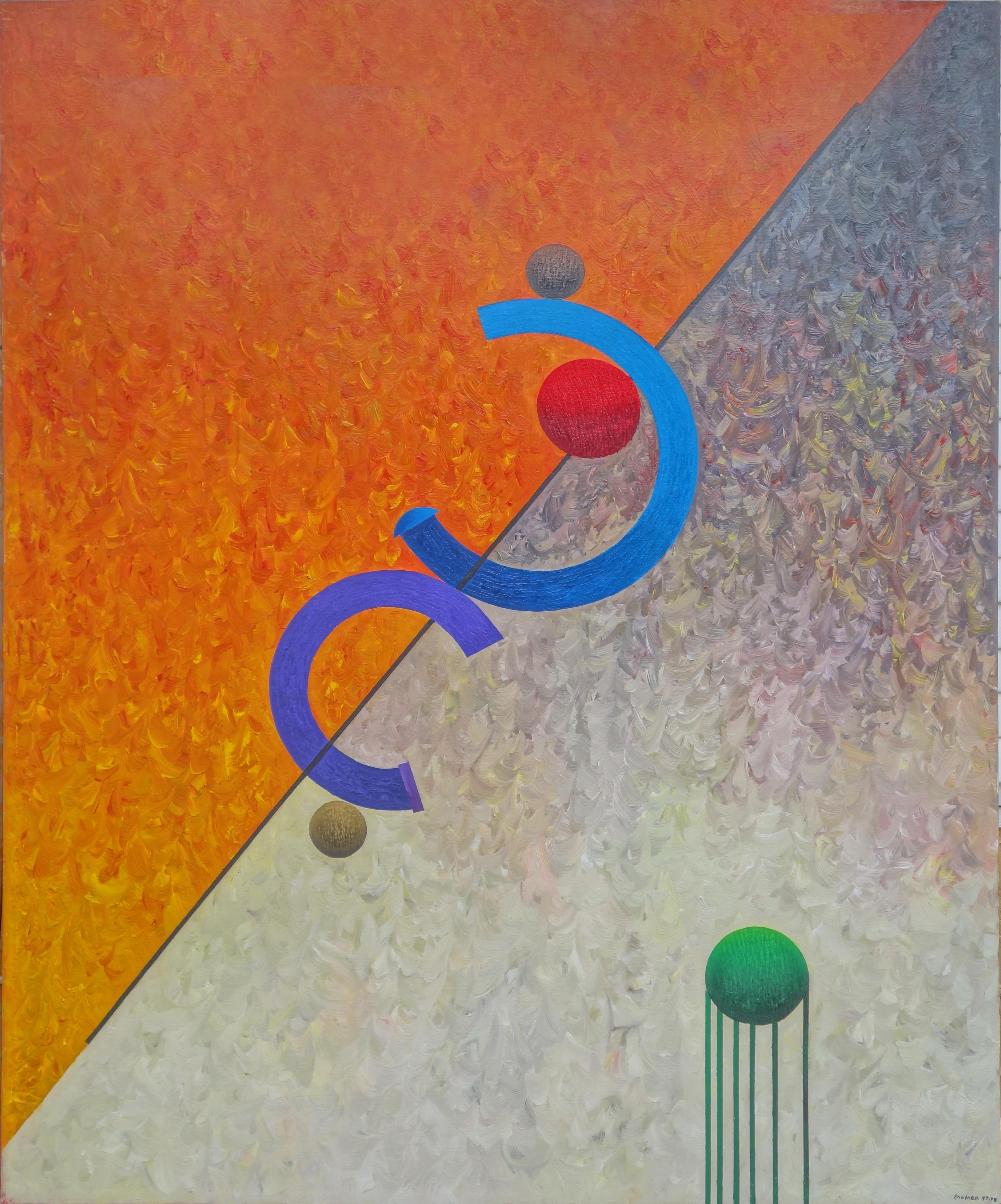 Karl Momen Abstract Painting - cosmic superlative