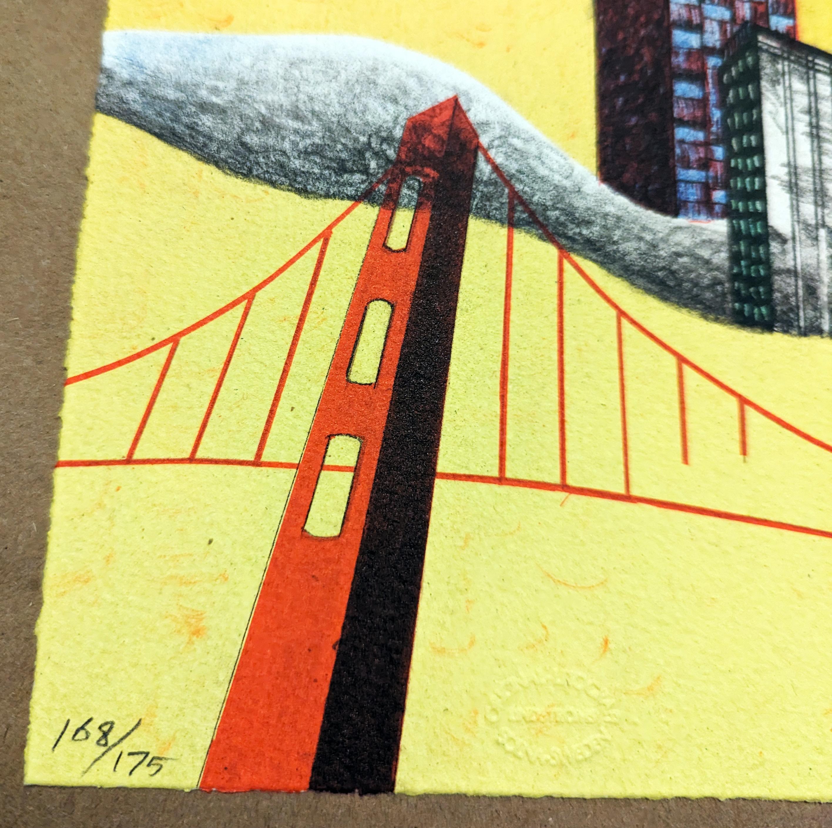 San Fransisco Litho - Painting by Karl Momen