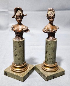 Karl P. Kowalczewski Two Women Busts C.1900