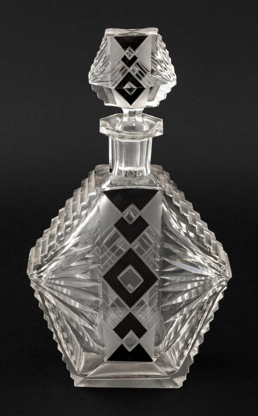 Karl Palda Attr. Bohemian Glass Barware, 9 For Sale 4
