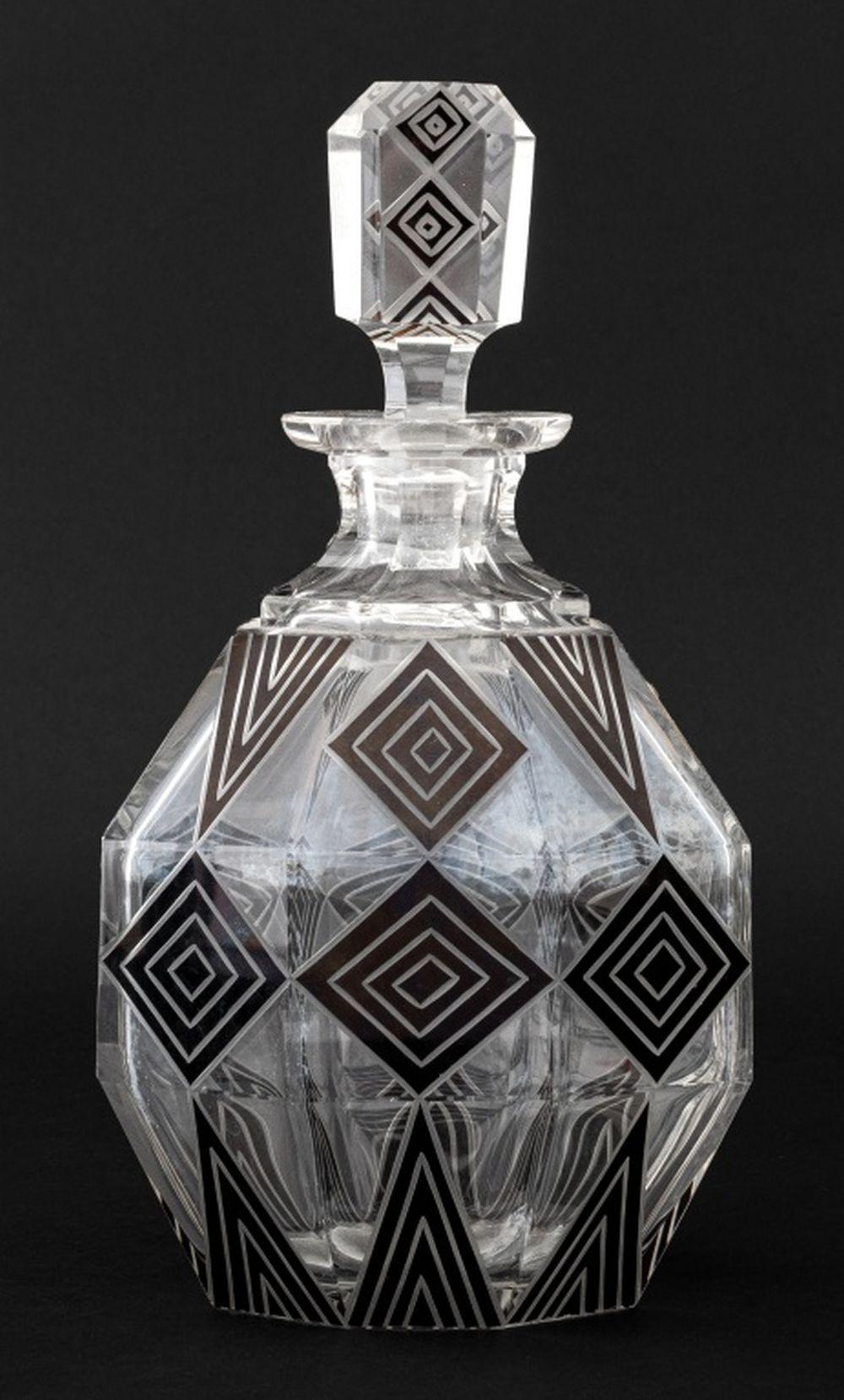 Karl Palda Attr. Bohemian Glass Barware, 9 For Sale 10