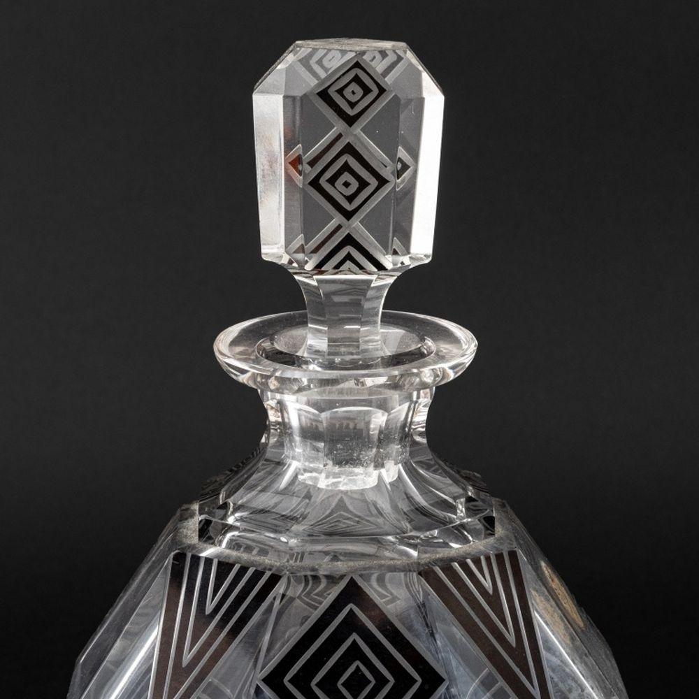 Karl Palda Attr. Bohemian Glass Barware, 9 For Sale 11
