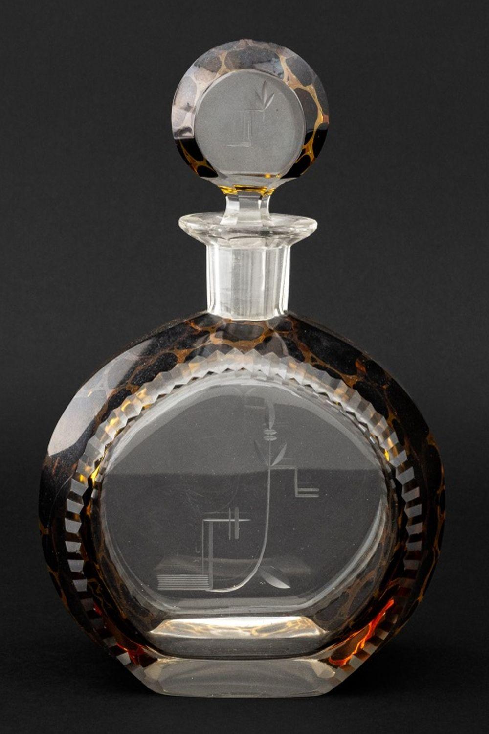 Enamel Karl Palda Attr. Bohemian Glass Barware, 9 For Sale