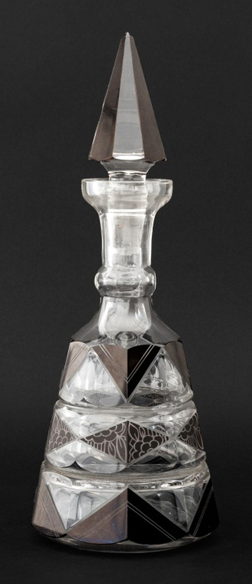 Karl Palda Attr. Bohemian Glass Barware, 9 For Sale 2