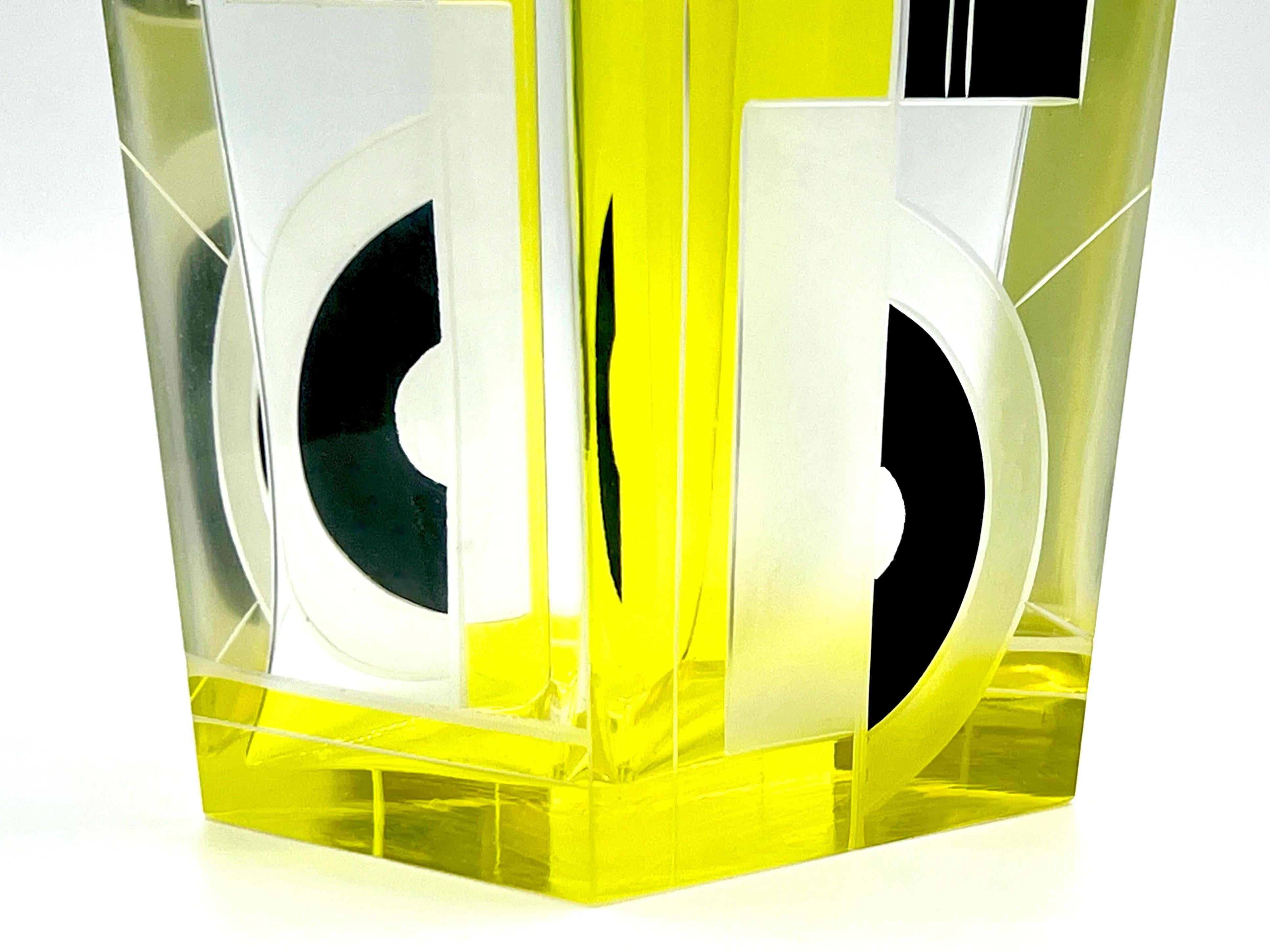 Karl Palda Glassworks (Tchécoslovaquie) Vase Art Déco 8.5