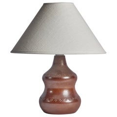 Karl Persson, Lampada da tavolo, Gres, Svezia, anni '40