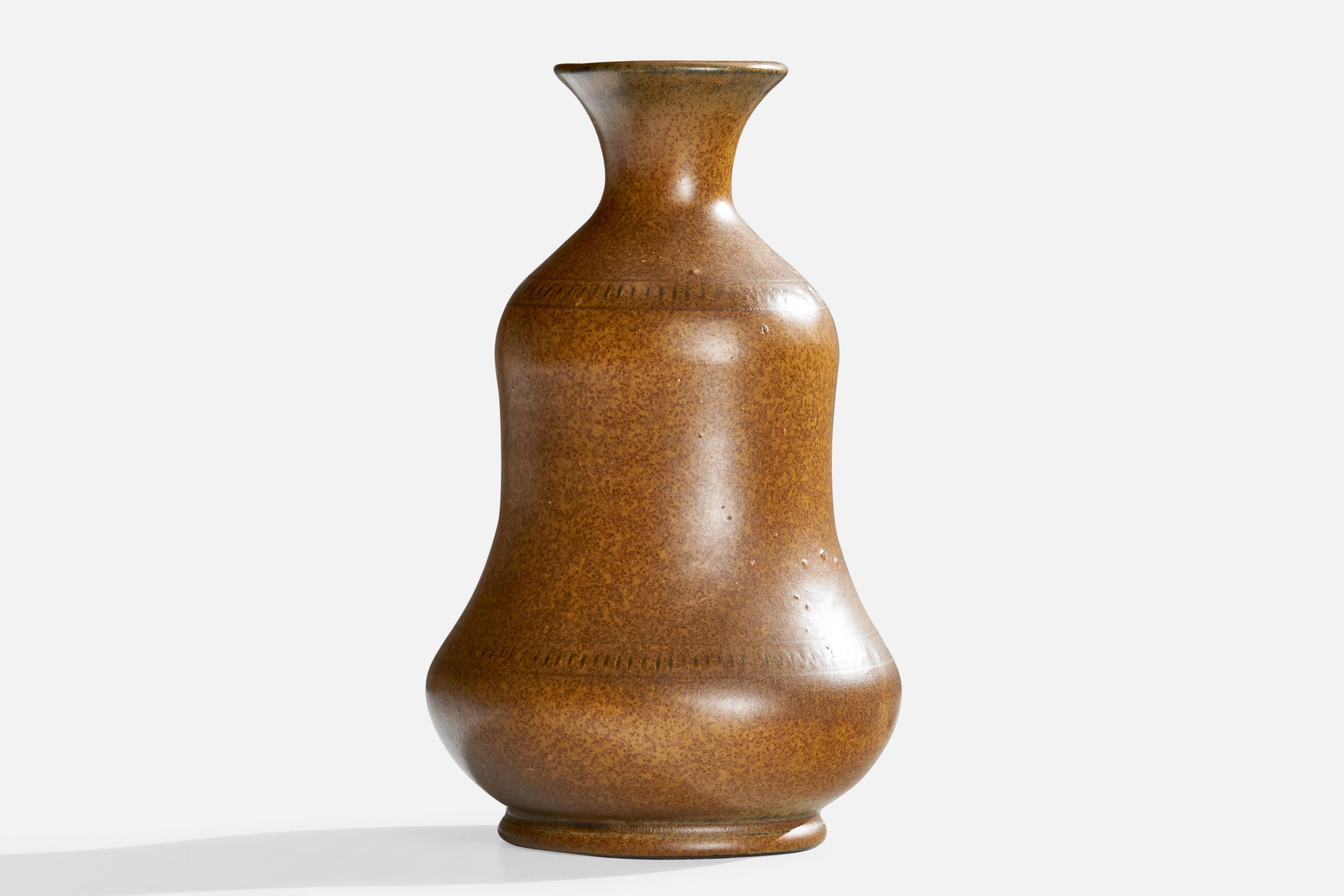 Scandinavo moderno Karl Persson, Vaso, Gres, Svezia, anni '40 in vendita