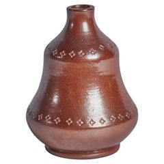 Karl Persson, Vase, Stoneware, Sweden, 1940s