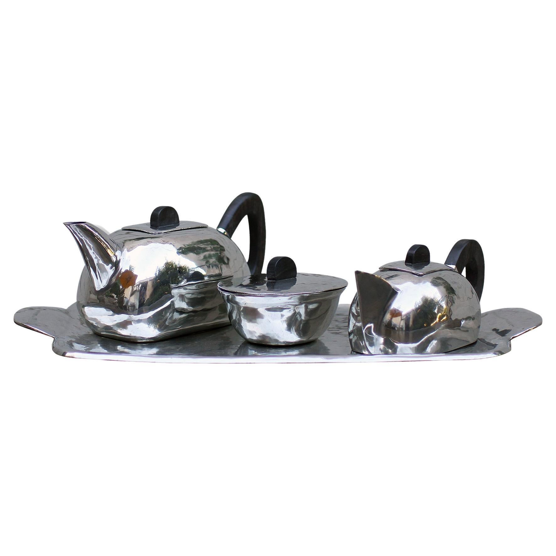 Karl Raichle Tea Set 1930 For Sale