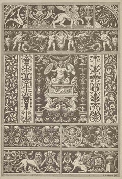 Renacimiento italiano - Litografía de Karl Schaupert - 1898